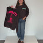 Leo Sweater "Namaste" neonpink, Gr. 36-44