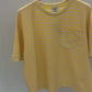 Streifen-Shirt mit Tasche gelb, Gr. 38-44