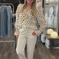 Stoffhose creme, Gr. 38-50