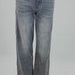 Wide-Leg Jeans grau Gr. 34-42
