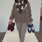 Retro Sneaker blau, Gr. 36-41