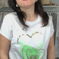 T-Shirt Herz grün