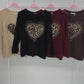 Leo Pullover "Wild Heart" beige, Gr. 34-40