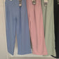 Stoffhose mit Bund-Detail pistazie, Gr. 36-42