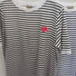 Shirt „Herzmoment“ dunkelblau, Gr. 34-40