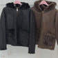 Wendejacke schwarz, Gr. 36-42