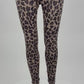 Leggins Leo-Print braun, Gr. 36-42