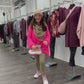Oversize Pullover neonpink Gr. 38-44