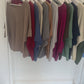 Basic Pullover "Lena" Rundhalsauschnitt bordeaux, Gr. 36-42