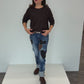 Basic Pullover schokobraun, Gr. 36-42