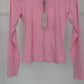 Zip-Up Shirt rosa, Gr. 36-40