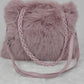 Kunstfelltasche rosa