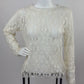 Zartes Spitzenoberteil beige, Gr. 36-42