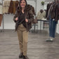 Wendejacke schokobraun, Gr. 36-42