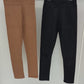 Veloursleder-Look Leggins cognac, Gr. 34-42