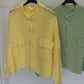 Strickjacke mint, Gr. 38-44