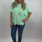 Shirt mit Kette mintgrün, Gr. 38-44
