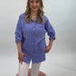 Musselinbluse Spitze lavendel, Gr. 36-44