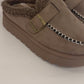 Cozy Teddy Plateau Clogs taupe, Gr. 36-42