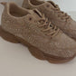 Chunky Sneaker mit Strass, Gr. 36-41