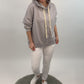 Hoodie Frühling grau, Gr. 36-42