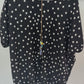 Blusenshirt mit Polka-Dots schwarz, Gr. 36-42
