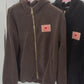 Teddy Fleece Jacke mit Kapuze bordeaux, Gr. 34-42