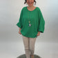 Shirt mit Kette smaragdgrün, Gr. 38-44