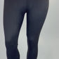 Leggins Velourlederoptik schwarz, Gr. 36-42