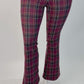 Stoffhose kariert bordeaux/schwarz, Gr. 36-40
