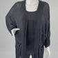 Strickcardigan kurz schwarz, Gr. 36-42