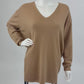 Oversize-Pullover camel, Gr. 40-46