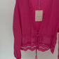 Musselin-Cardigan „Ibiza“ pink, Gr. 34-42