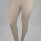 Leggins Lederoptik beige , Gr. 34-42
