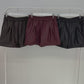 Lederlook Shorts bordeaux, Gr. 36-40