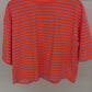 Streifenshirt neonorange, Gr. 36-42