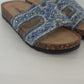 Pantolette Glam Stone hellblau, Gr. 37-40