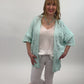 Cardigan Herz mint, Gr. 36-42