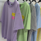 Shirt "Happy" hellblau, Gr. 36-42