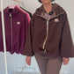 Teddy Jacke Love creme, Gr. 34-42
