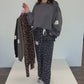Oversize Sweatshirt  anthrazit, Gr. 36-44