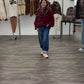 Oversize Strickpullover bordeaux, Gr. 38-44