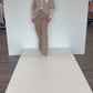 Mesh-Shirt mit Punkten beige/taupe, Gr. 34-40