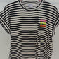 Streifen-Shirt "Ciao" schwarz/weiß, Gr. 34-42