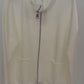 Sweatjacke mit Tunnelzug off-white, Gr. 36-42