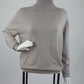 Rollkragenpullover taupe , Gr. 34-38 , 40-44