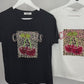 T-Shirt „Cherry Leo“ mit Glitzer und Perlen weiß, Gr. 36-40