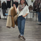 Loop-Tuch Boho Bloom taupe