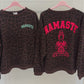 Leo Sweater "Namaste" neonpink, Gr. 36-44