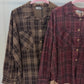 Karierte Bluse bordeaux, Gr. 36-44